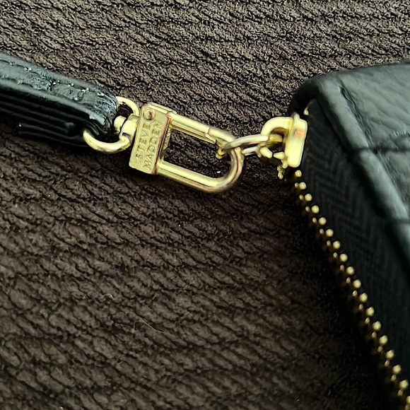 Steve Madden black clutch purse - Picture 5 of 6